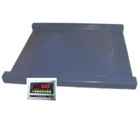 Click Here To Enlarge This Photo Of DRIVE-THRU MILD STEEL PLATFORM WITH INBUILT RAMPS